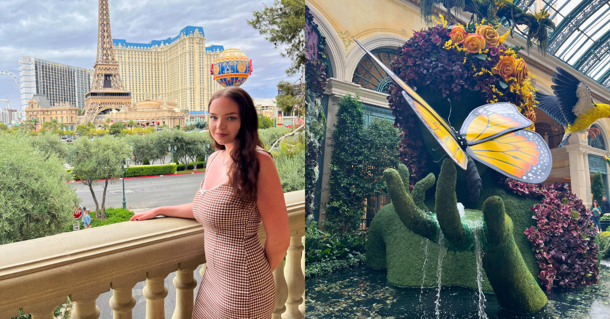 Las Vegas, Taylor Elliot in Vegas, Bellagio Conservatory